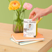 Boho Pink und White Watercolor Babydusche