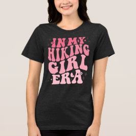 Boho Pink Wandervibes Era Grafik T-Shirt Tri-Blend Shirt