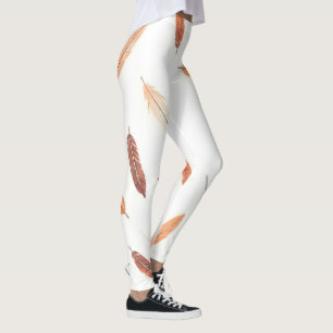 Boho Populäre Federn Luxus-Kollektion Leggings