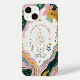 Boho Positive Vibes Only Magischer Abstract Case-Mate iPhone 14 Hülle