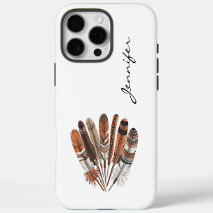 Boho Prairie Spirit Feather iPhone / iPad Gehäuse 16 Pro Max Hülle