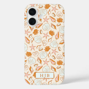 Boho Preppy Coastal Personalisiert iPhone 16 Fall iPhone 16 Hülle