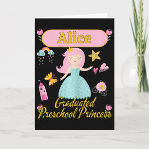 Boho Prinzessin Alice 2026 Personalisierter Vorsch Karte