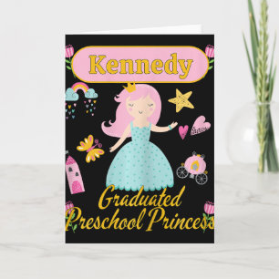 Boho Prinzessin Kennedy 2026 Personalisierter Kind Karte