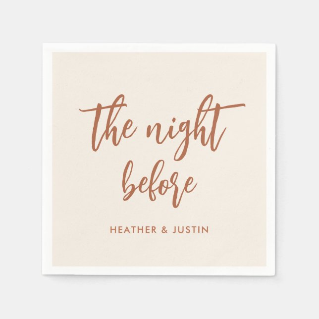 Boho Probe Abendessen vor Napkins Serviette (Vorderseite)