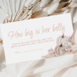 Boho Pumpkin Baby Dusche wie groß ist ihre Bauchka Begleitkarte<br><div class="desc">Boho Pumpkin Baby Dusche wie groß ist ihre Bauchkarte feiert den schönen Schoß der Mutter, die zu sein hat mit unserer Boho Pumpkin Baby Dusche wie groß ist ihre Bauchkarte. Mit seinen floralen Aquarelldekorationen und der rustikalen Babydusche ergänzt diese Karte perfekt Ihre Kürbis-Dekoration und das Party-Banner. Es ist eine hervorragende...</div>