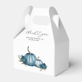 Boho Pumpkin Blue Blume Baby Shower Geschenkschachtel
