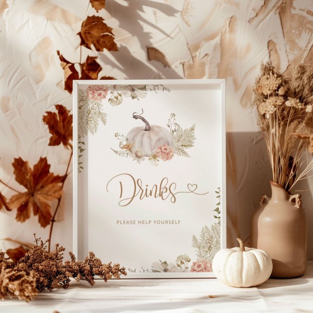 Boho pumpkin Drinks Poster (Von Creator hochgeladen)