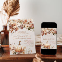 Boho Pumpkin Fall Rustic Chic Baby Dusche