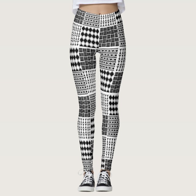 Boho Quilt Leggings (Vorderseite)
