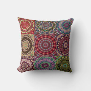 Boho Quilt Pillow Kissen