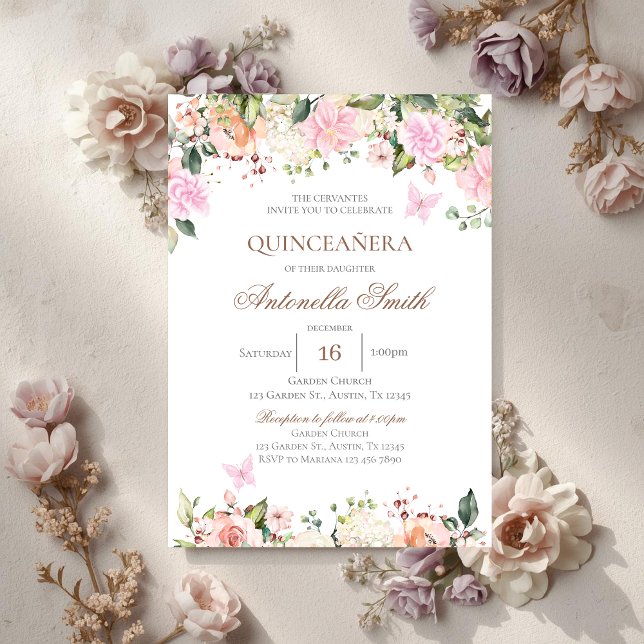 Boho Quinceanera Einladung (Von Creator hochgeladen)