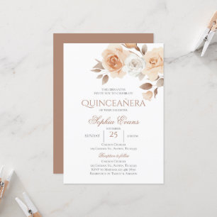 Boho Quinceanera Einladung