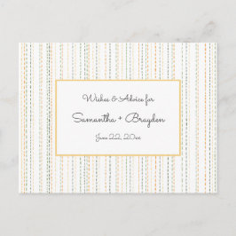 Boho Rain Baby Duschberatungskarten Hinweiskarte