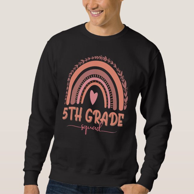 Boho Rainbow 5. Sweatshirt (Vorderseite)