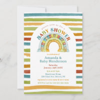 Boho Rainbow Baby Dusche