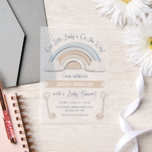 Boho Rainbow Baby Shower