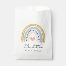 Boho Rainbow Baby Shower Geschenktütchen