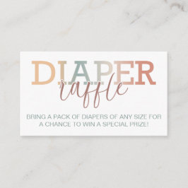 Boho Rainbow Baby Shower Windschutzscheibe - Wasse Begleitkarte