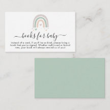 Boho Rainbow Books for Baby Sage Showroom