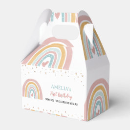 Boho Rainbow Favor Box Geburtstag Party Geschenkschachtel