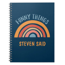 Boho Rainbow Funny Things Mein Kind sagte Custom