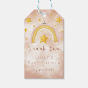 Boho Rainbow goldene Stars magisch rosa Staub Geschenkanhänger