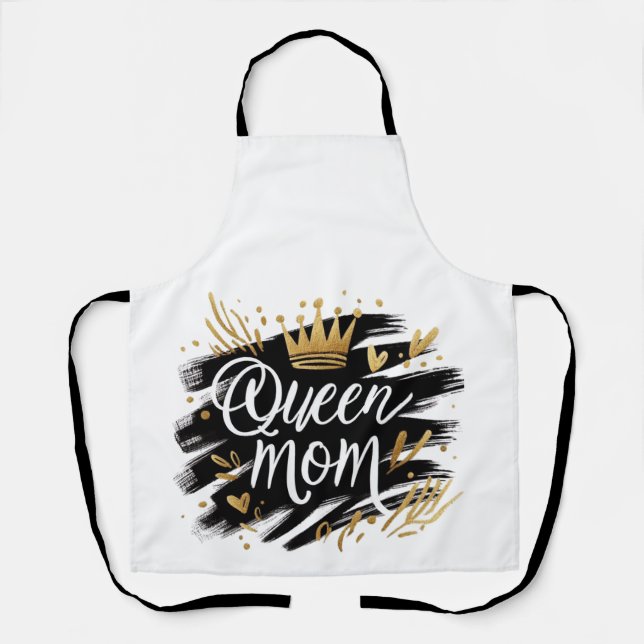 Boho Rainbow Mama – Warm Earthy Tones Design Schürze (Vorderseite)