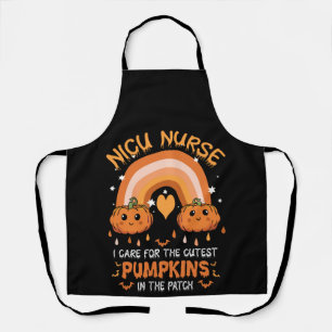 Boho Rainbow NICU Nurse Cutest Pumpkins The Patch Schürze