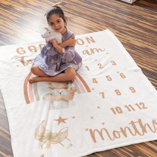 Boho Rainbow Niedlich Baby Foto Stroller Personali Fleecedecke