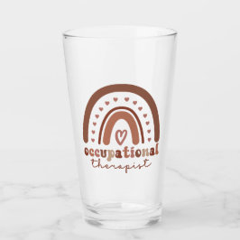 Boho Rainbow OT Berufs-Therapeut Geschenke Glas