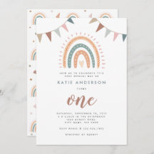 Boho Rainbow Pastel Fiesta