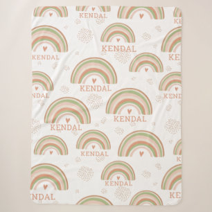 Boho Rainbow Pattern Auto Arrange Individuelle Nam Sherpadecke