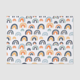 Boho Rainbow Pattern Seidenpapier