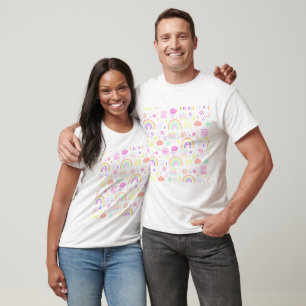 Boho Rainbow Pattern T-Shirt