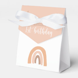 Boho Rainbow Pink Pastel Geschenkschachtel