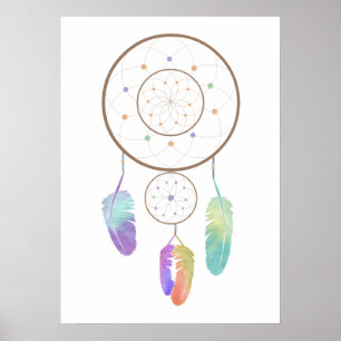 Boho Rainbow Poster