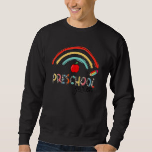 Boho Rainbow Preschool Teacher tritt zurück zum Sc Sweatshirt