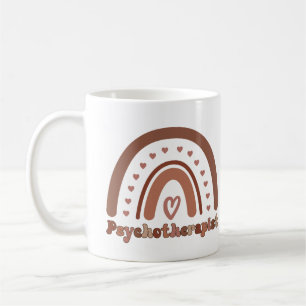 Boho Rainbow Psychotherapeut Kaffeetasse
