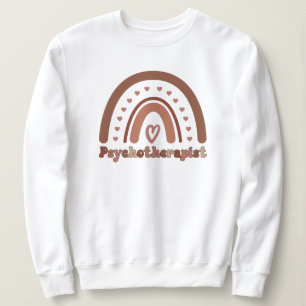 Boho Rainbow Psychotherapeut Sweatshirt