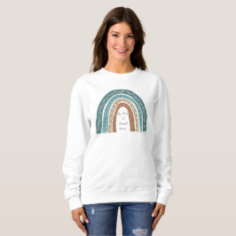 Boho Rainbow Sweatshirt - Gemütlicher Pullover