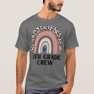 Boho Rainbow Teacher Crew T-Shirt
