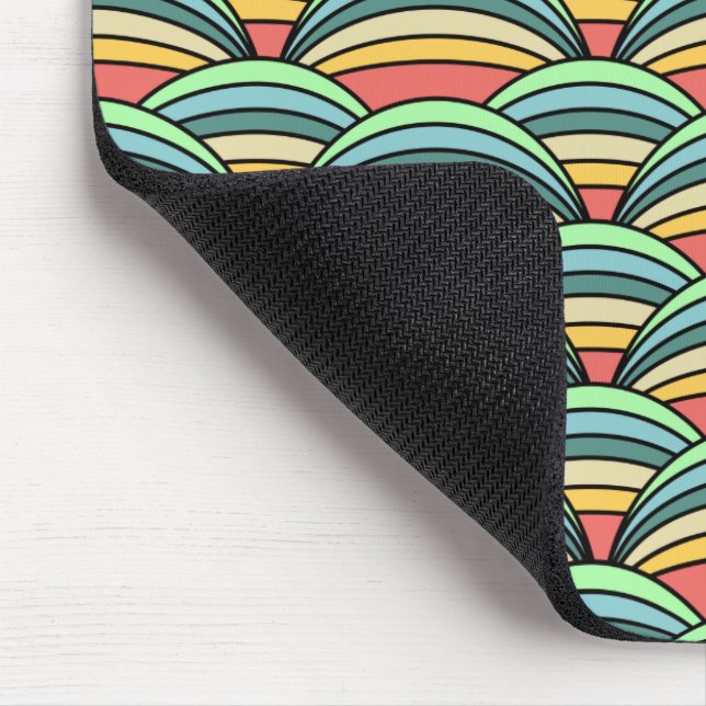 Boho Rainbows Mousepad (Ecke)