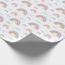 Boho Rainbows Pink Blue Hübsch