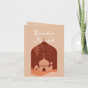Boho Ramadan Mubarak Card Einladung