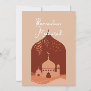 Boho Ramadan Mubarak Card Einladung