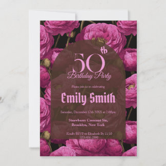 Boho Ranunculus Petal Boho Birthday Einladung