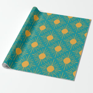 Boho Ray von Sun Turquoise Geschenkpapier