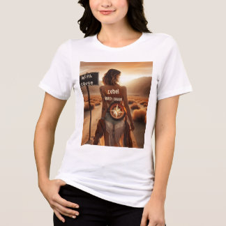 Boho Rebel With Cause – Desert Woman Tri-Blend Shirt