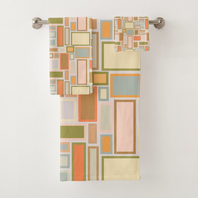 Boho Rectangle Badhandtuch Set (Insitu)